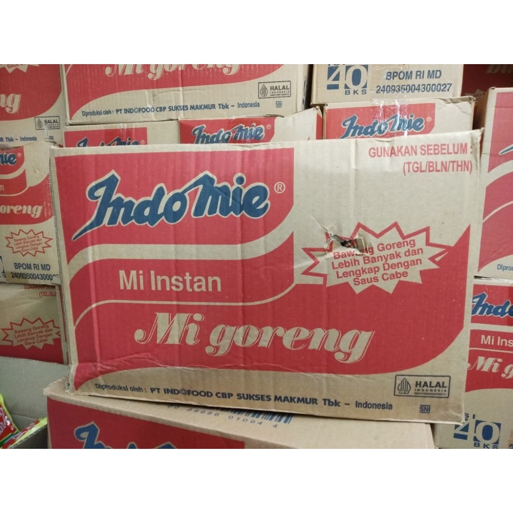 Indomie Goreng 1 Dus||Mie Indomie Goreng||Mie Goreng Indomie Isi 40pcs