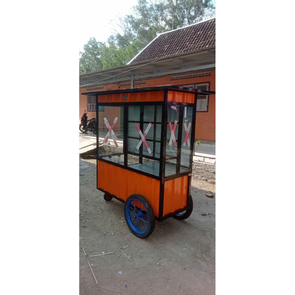 Gerobak both - Gerobak gorengan - gerobak rotibakar - gerobak serbaguna