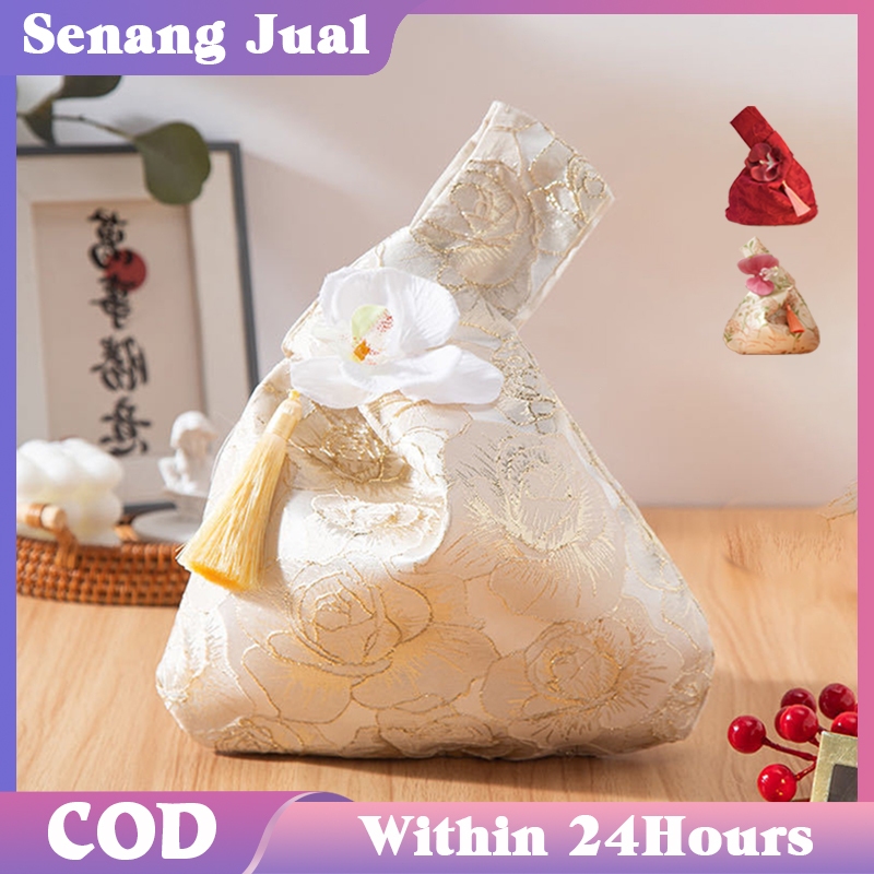 Kantong Bingkisan Knot Bag Hampers Pouch Hampers Lebaran Tas Hampers Souvenir Imlek