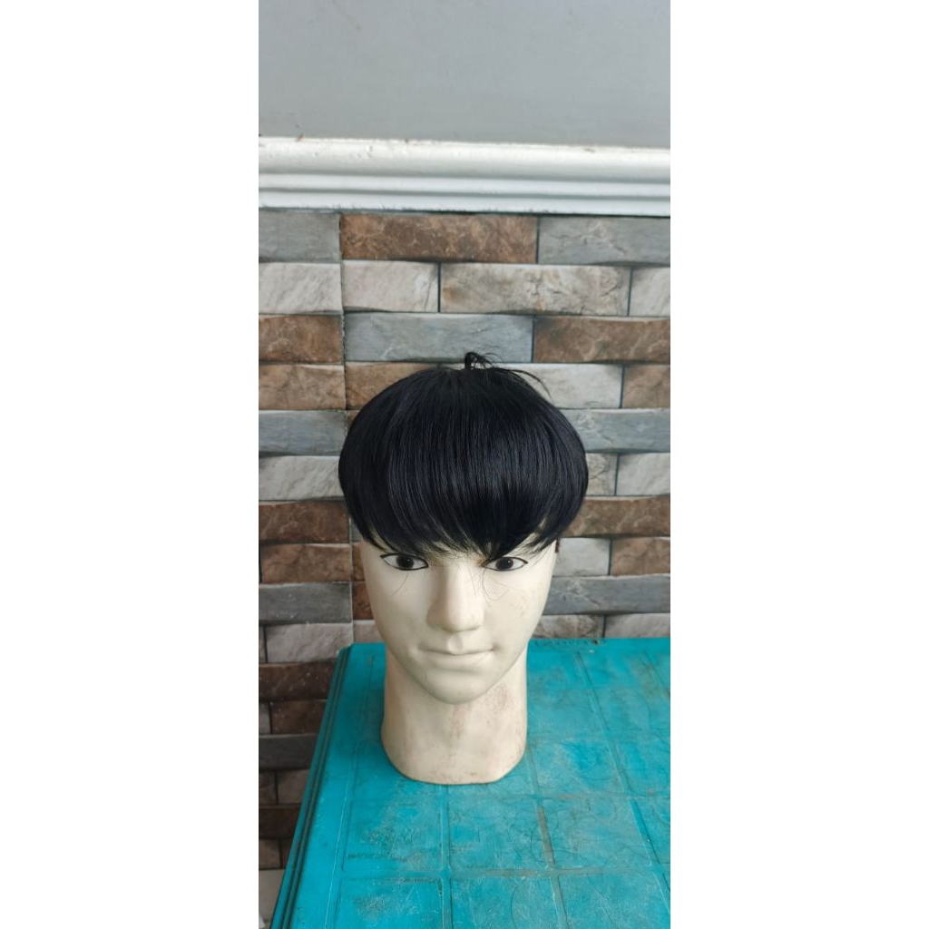 WIG PENUTUP BOTAK PRIA/Hairclip penutup botak pria rambut pendek