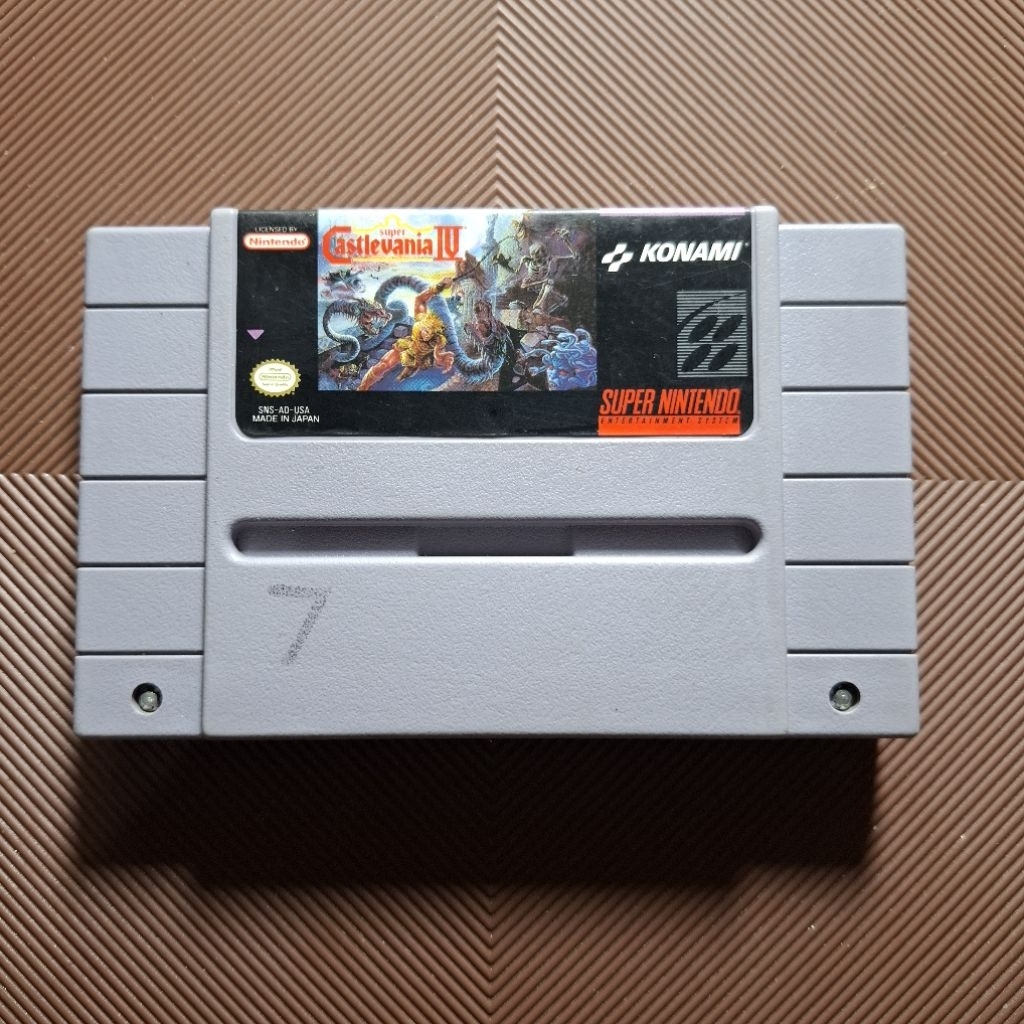 Kaset Nintendo SNES Super Castlevania IV Second