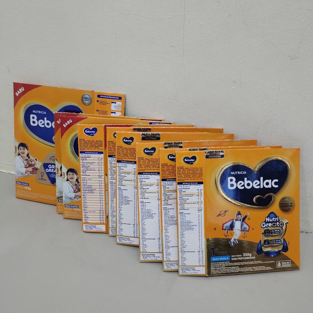 Kardus Bekas Susu Bebelac Nutri Great