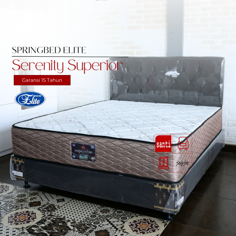 Springbed elite serenity superior 120 x 200 Full Set
