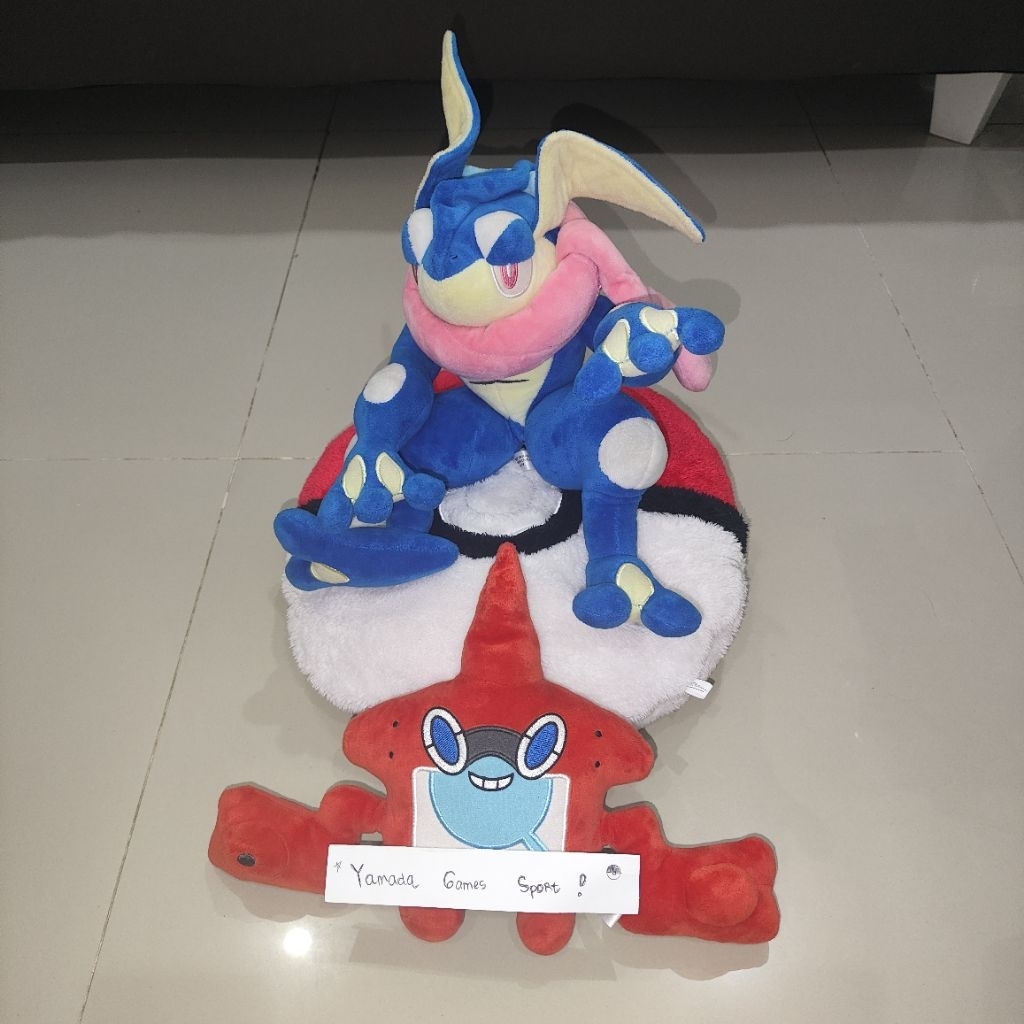 BONEKA PLUSHIE POKEMON CENTER GRENINJA POSING PLUSH DOLL POKCEN POCKET MONSTER ORIGINAL Boneka Plush