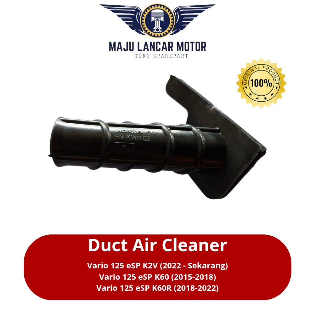 Duct Air Cleaner Vario 125 eSP K60 Vario 125 eSP K60R 17215KWN980 / Karet Filter
