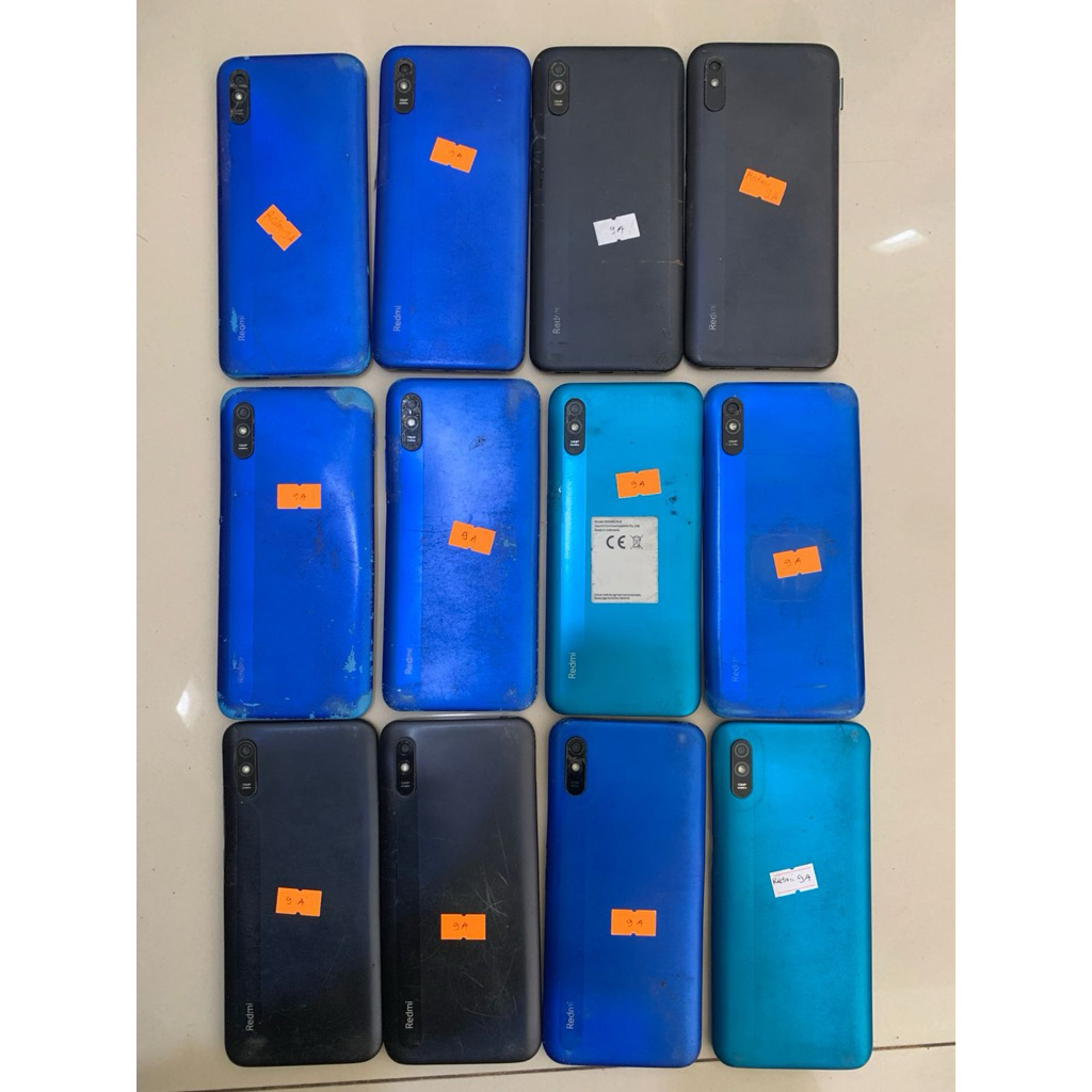 Redmi 9A mesin normal, minus LCD