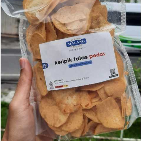 Keripik Talas Pedas Gurih - Keripik Kentang Malang - Oleh Oleh Malang