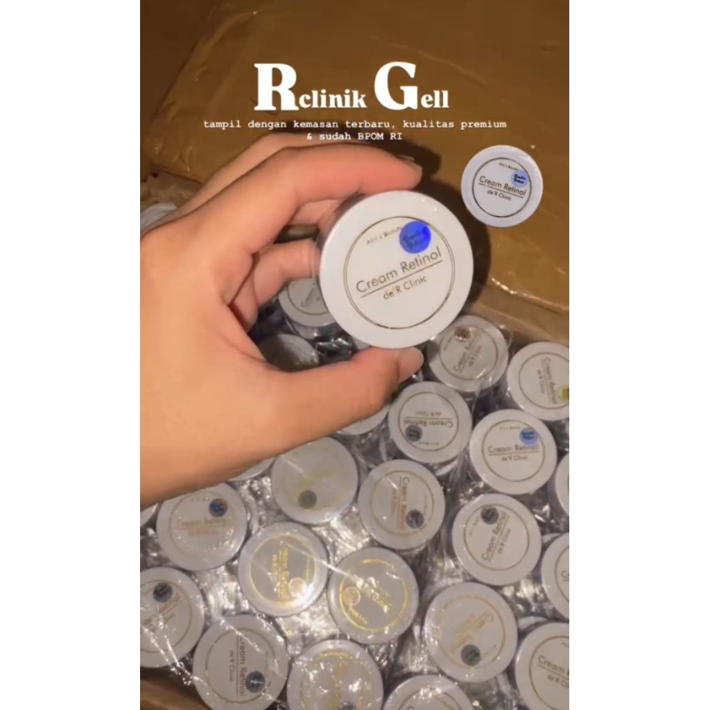 Gel booster pelicin wajah Rclinic terbaru bpom