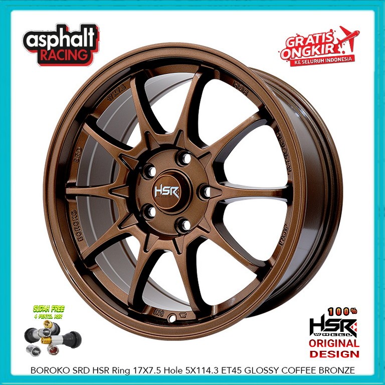 Velg Mobil Ce28 Ring 17 Pcd 5x114,3 Untuk Innova Civic Granmax Serena Almaz Voxy R17 Hsr Boroko Srd