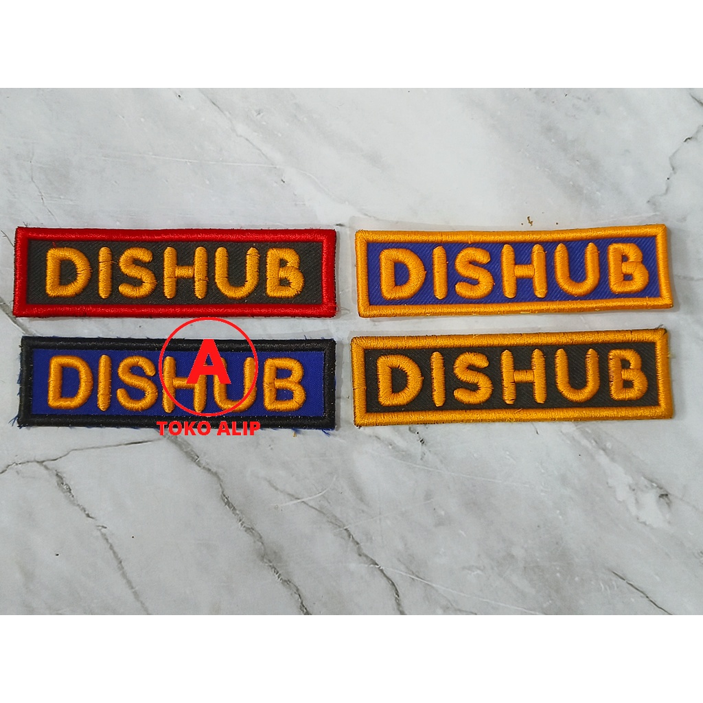 Badge Dishub Timbul (Tulisan Dishub) - Bet Dishub - Bet Timbul Dishub - Badge Timbul Dishub