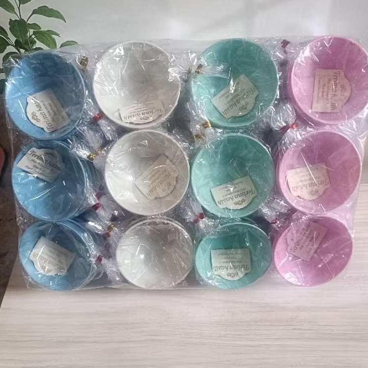 100 pcs souvenir mangkok kemasan plastik souvenir pernikahan  100pcs