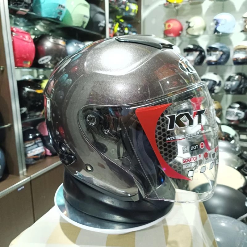 HELM/KYT/HELM KYT/HELM KYT KYOTO GREY TERMURAH