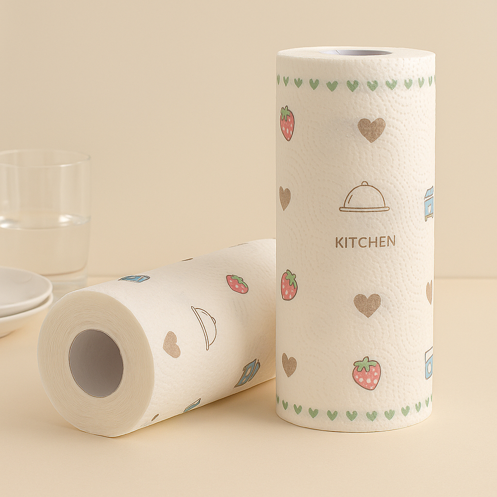 Tisu Gulung Roll Isi 50 Lembar Tisu Dapur Tissue Roll Gulung Dapur Penyerap Minyak