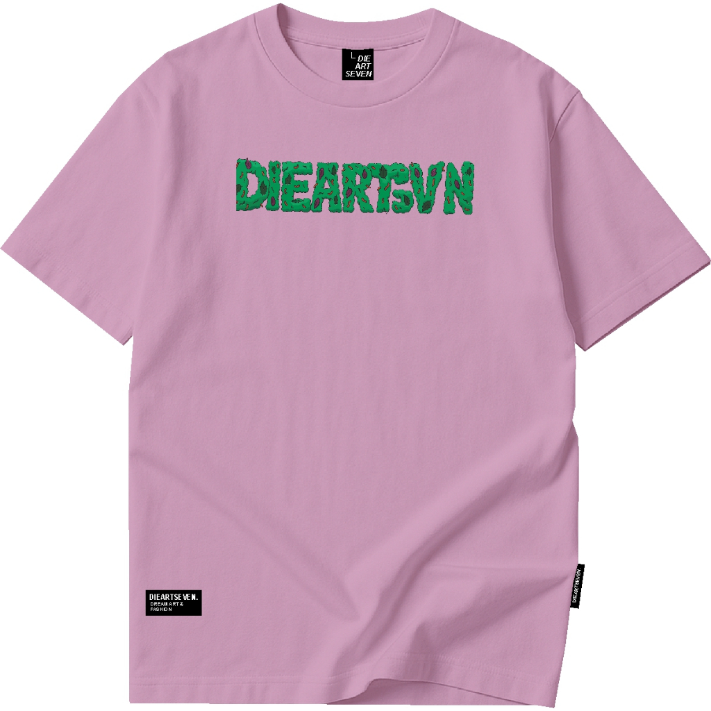 Kaos pria distro pakaian pria atasan kaos distro art woods tshirt dusty pink