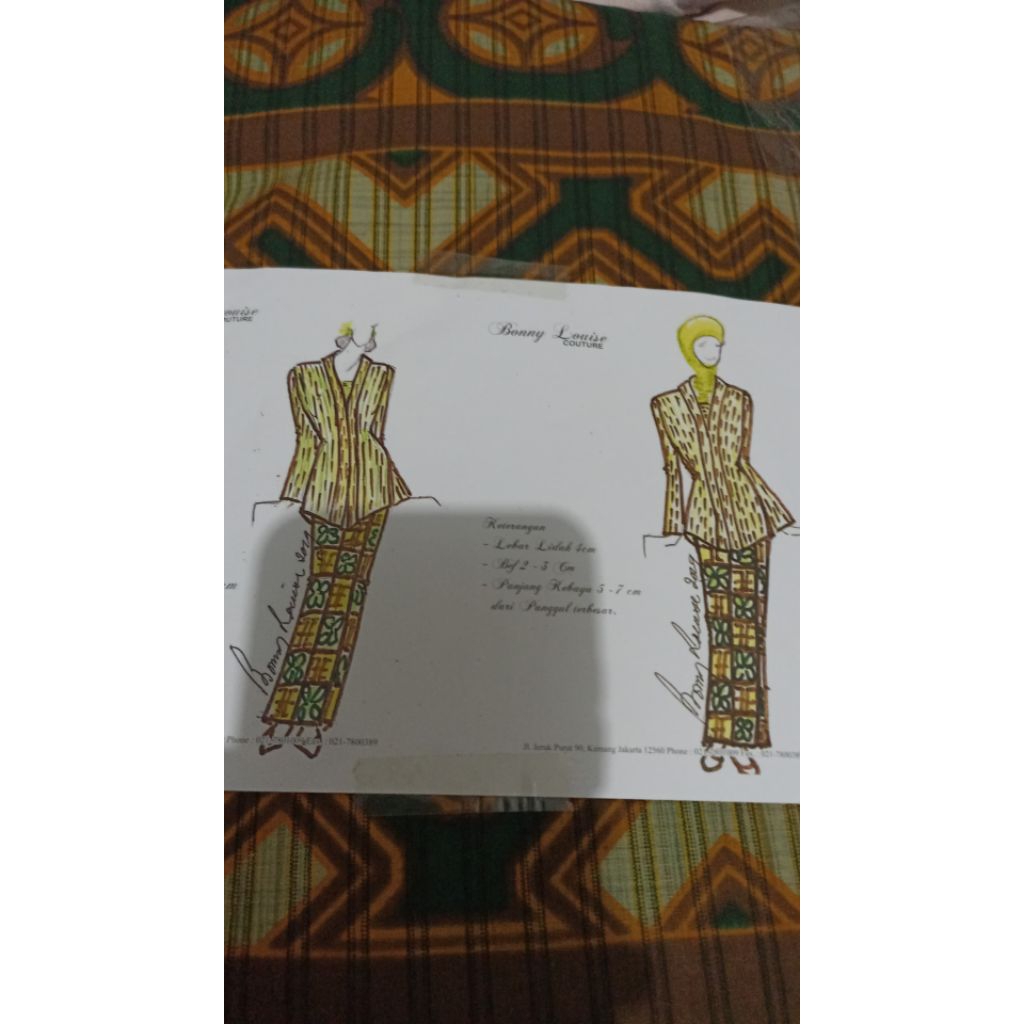 Bahan kain lurik DYK