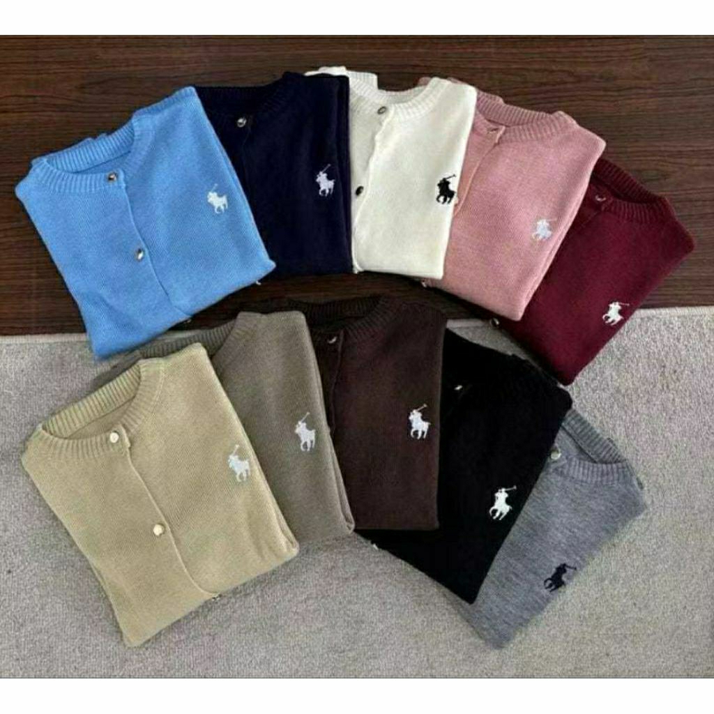 INARA RAJUT KANCING EMAS/STARLA CARDI BASIC KANCING GOLD