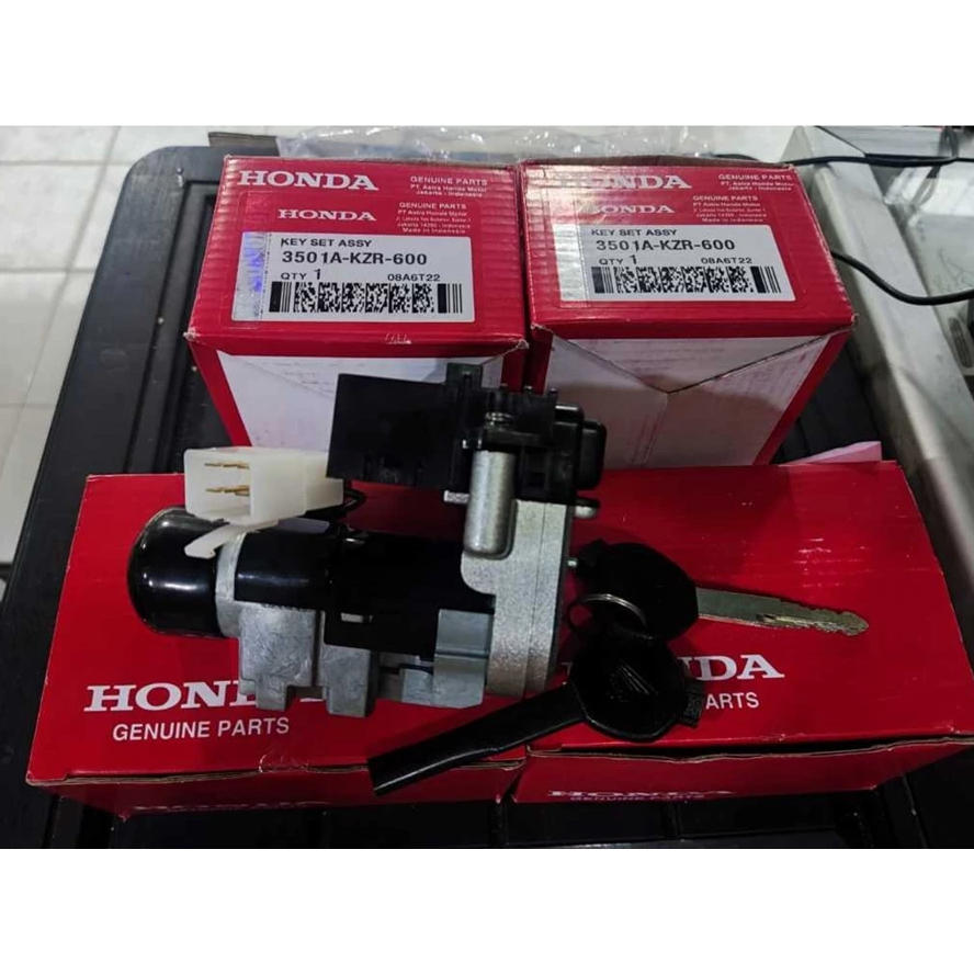 KUNCI KONTAK SET KZR HONDA VARIO 125 TECHNO NON LED KUALITAS ORIGINAL AHM KONCI MOTOR