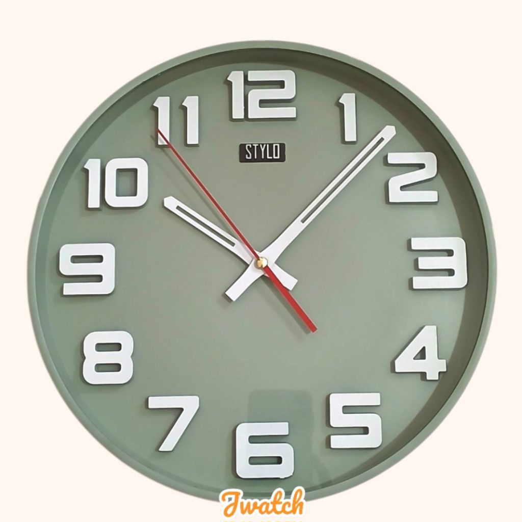 Jam Dinding Besar 30CM Angka Timbul