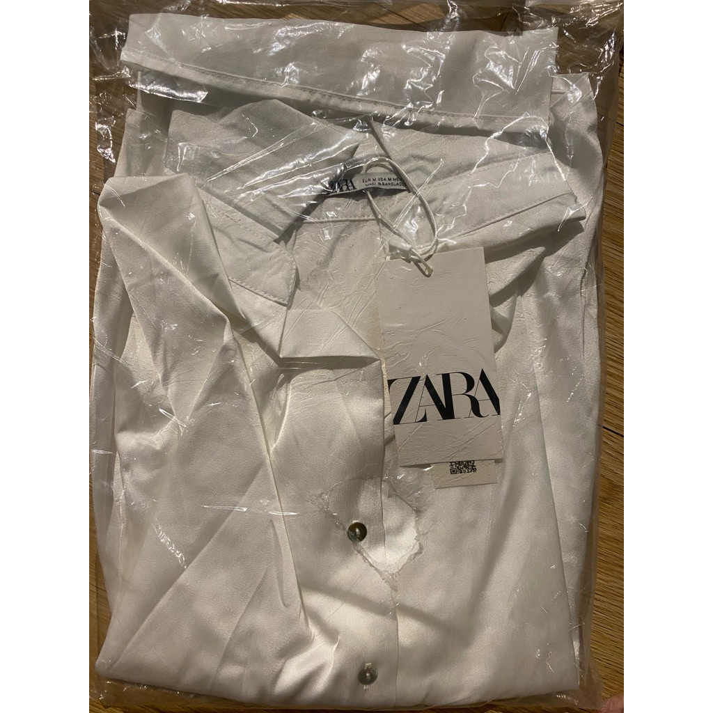 kemeja satin Zara BKK