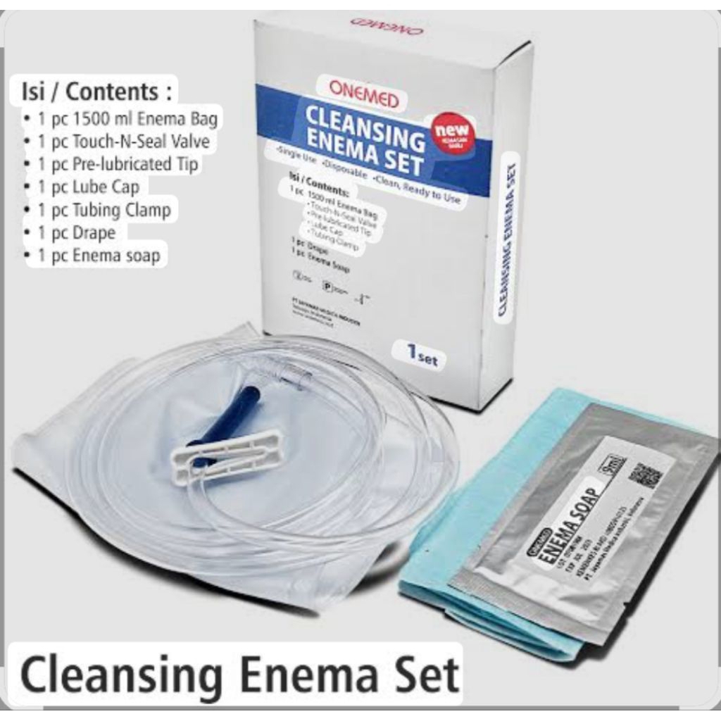 Cleansing Enema Set Onemed/Set enema pembersih onemed