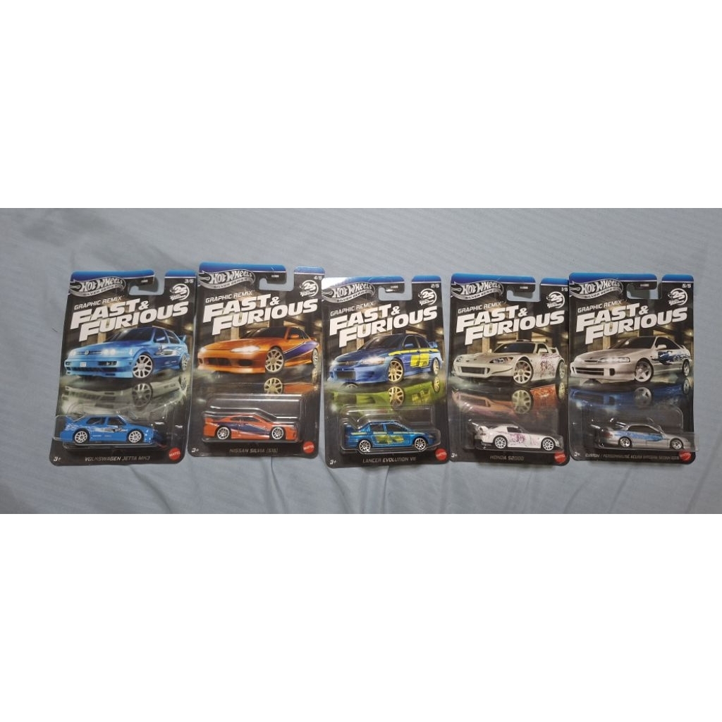 1 set Hot Wheels Fast & Furious