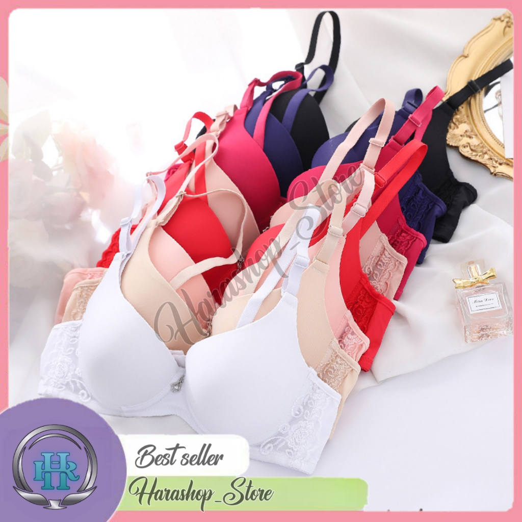 CUCI GUDANG BH BRA WANITA JUMBO//BRA WANITA REMAJA//BRA POLOS TANPA KAWAT DAN BUSA TEBAL...