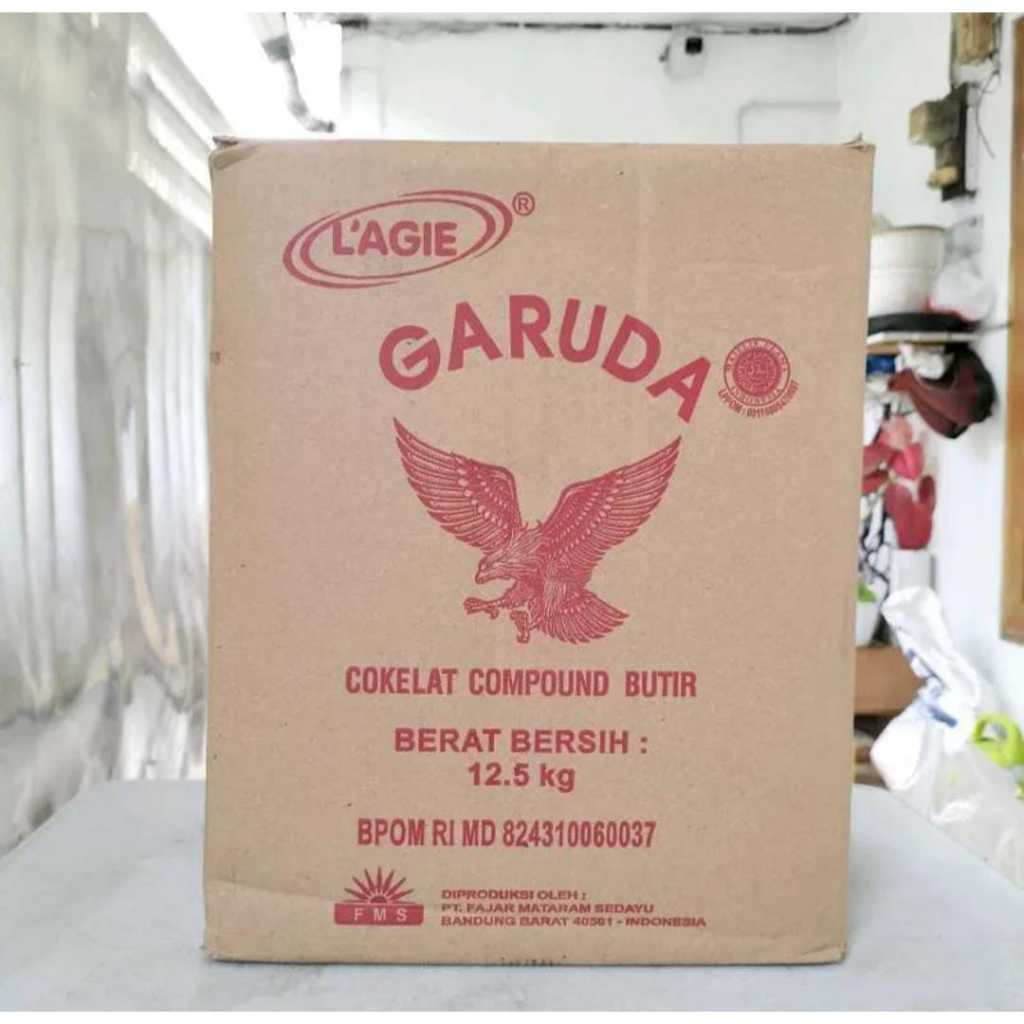 Meses Garuda 1 Dus 12,5kg | Mesis Meises Lagie Merah Coklat Butir 1 Karton 12,5 kg