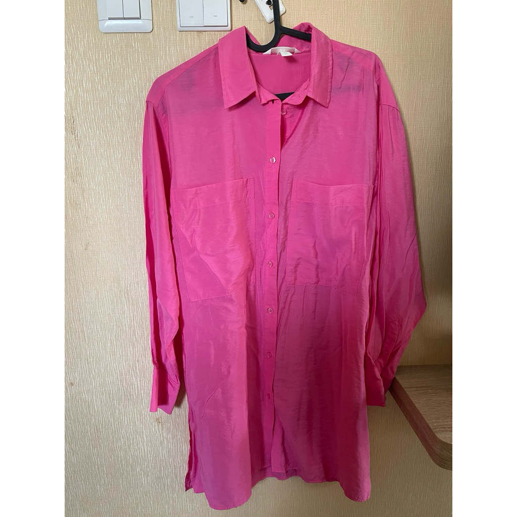 H&M Shirt Fuschia Preloved