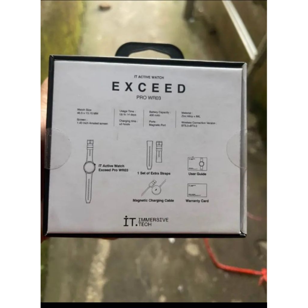 iT active watch exceed pro wr03 grey