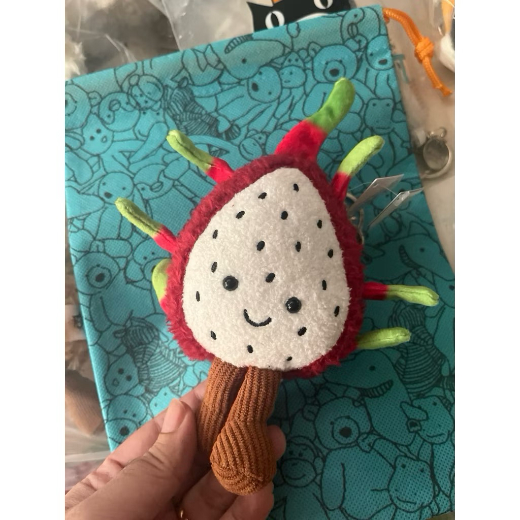 [FREE DUSTBAG] JELLYCAT DRAGON FRUIT BAGCHARM