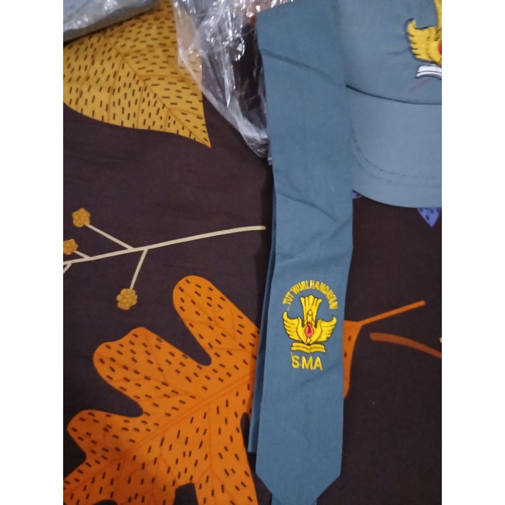 Dasi Panjang SMA abu - abu