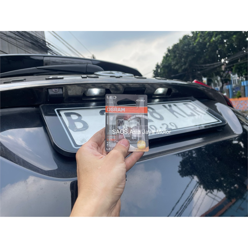 led plat nopol Fortuner vrz