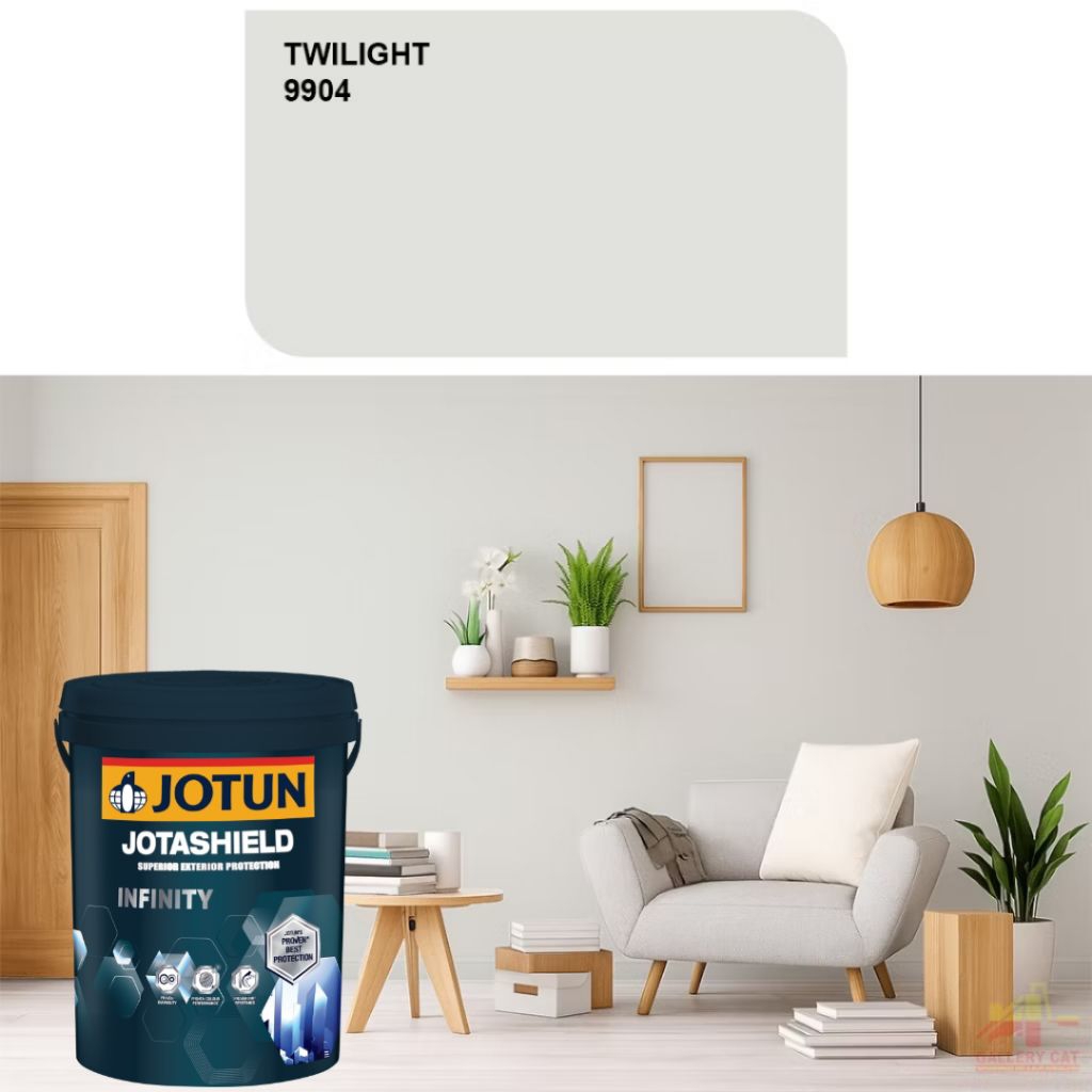 JOTUN JOTASHIELD INFINITY WARNA TWILIGHT 9904 UKURAN 20L - CAT TEMBOK DINDING EXTERIOR TERBAIK PREMI