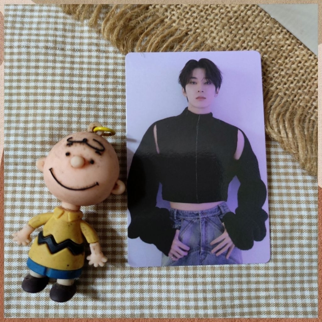 [ READY ] SEVENTEEN - WONWOO CROPTOP TC FOLLOW + SECTOR17 PC PHOTOCARD OFFICIAL