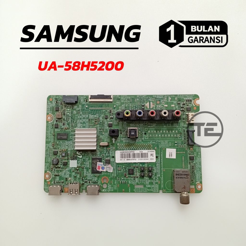 MB SAMSUNG UA58H5200 MESIN TV LCD SAMSUNG UA 58H5200 MAINBOARD MOBO MODUL TV
