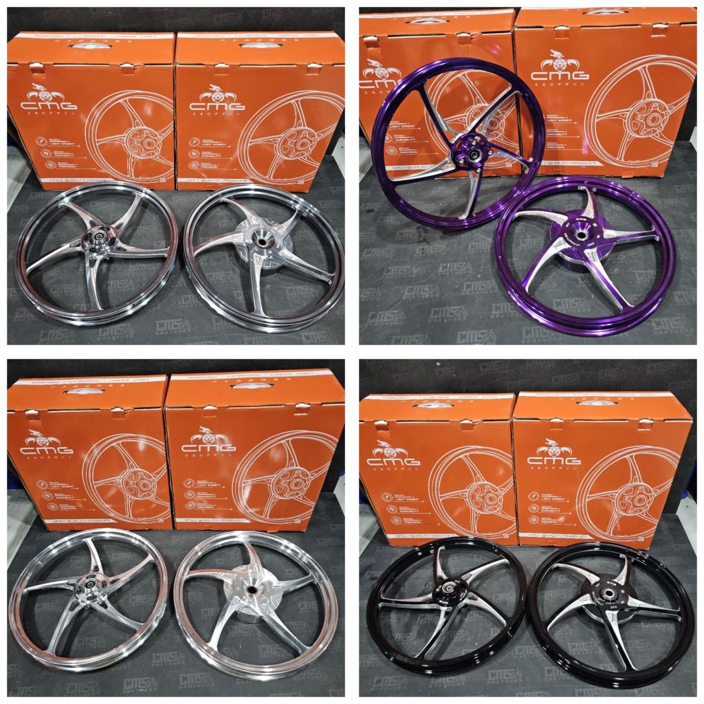 VELG CMG KZR ORIGINAL RING 17 MIO LAMA MIO SPORTY VELG CMG KZR PALANG 5 MIO LAMA/MIO SPORTY