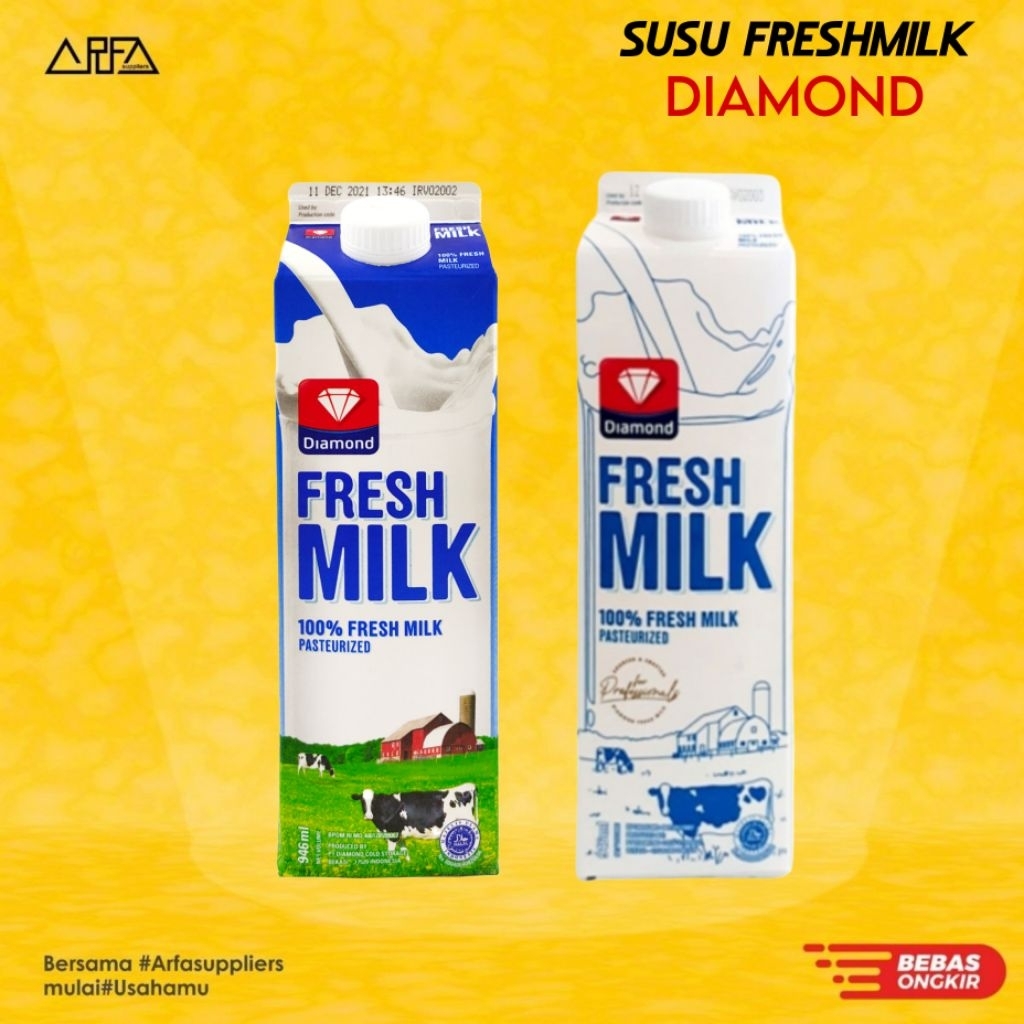 Susu Fresh Milk Diamond Plain