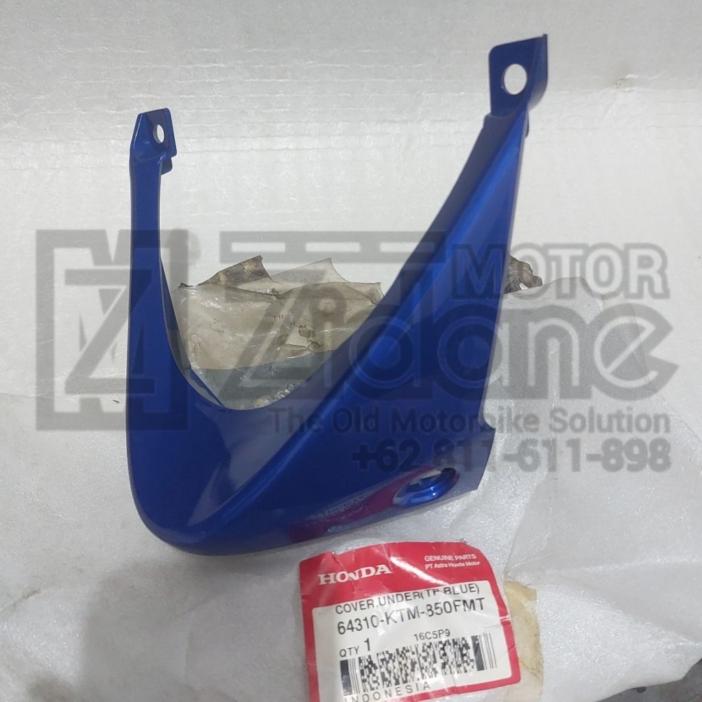 cover kafer kofer under bawah mesin biru supra x125 X 125 lama biru old original HGP 64310-KTM-850-F