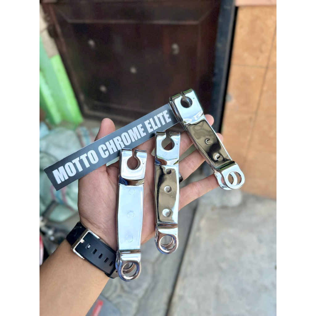 TUAS PAHA REM BELAKANG VERZA 150 CB150 ORIGINAL CHROME CROME PNP GL MAX PRO TIGER REVO LAMA OLD LAWA