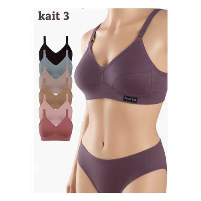 harga promo bh bra wanita dewasa // Set Bra Wanita dengan Renda dan Kain Hitam Merah Pink