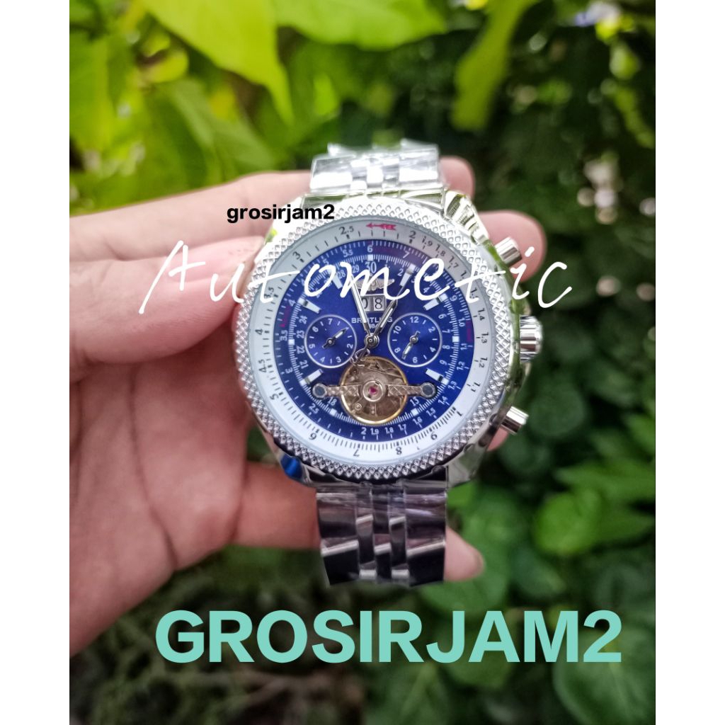 AUTOMETIC- Jam Tangan Pria Bentley Premier BT-7220 Tourbiloun Chrono Multifungsi- Sporty- Free Box