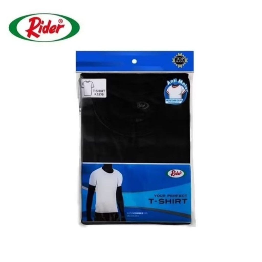 KAOS OBLONG RIDER PRIA HITAM & ABU/kaos dalam pria/singlet