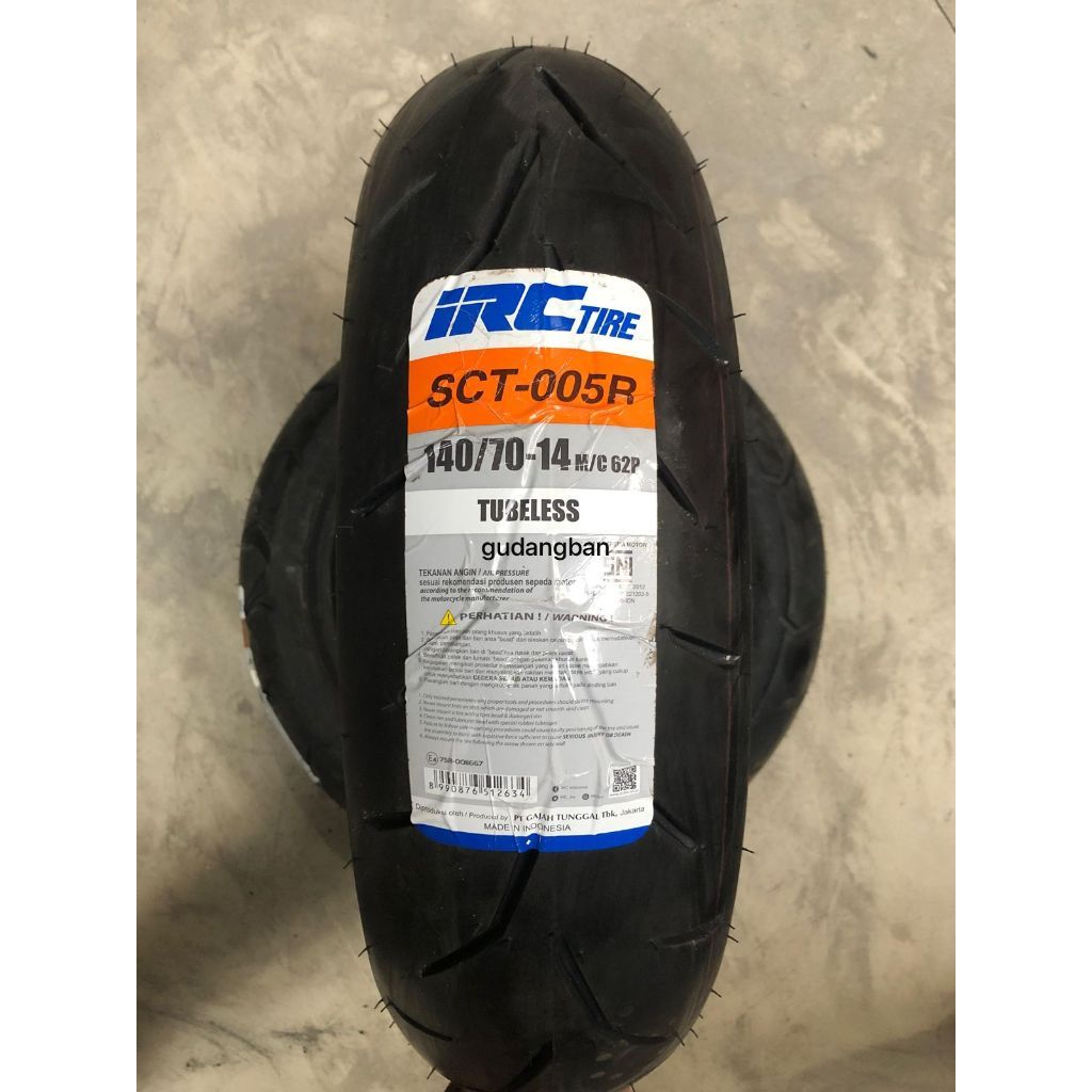 Ban Luar tubeless 140/70-14 FDR Sport XR Evo IRC Tubeless SCT 005 R Ban Luar Belakang Tubeless Aerox