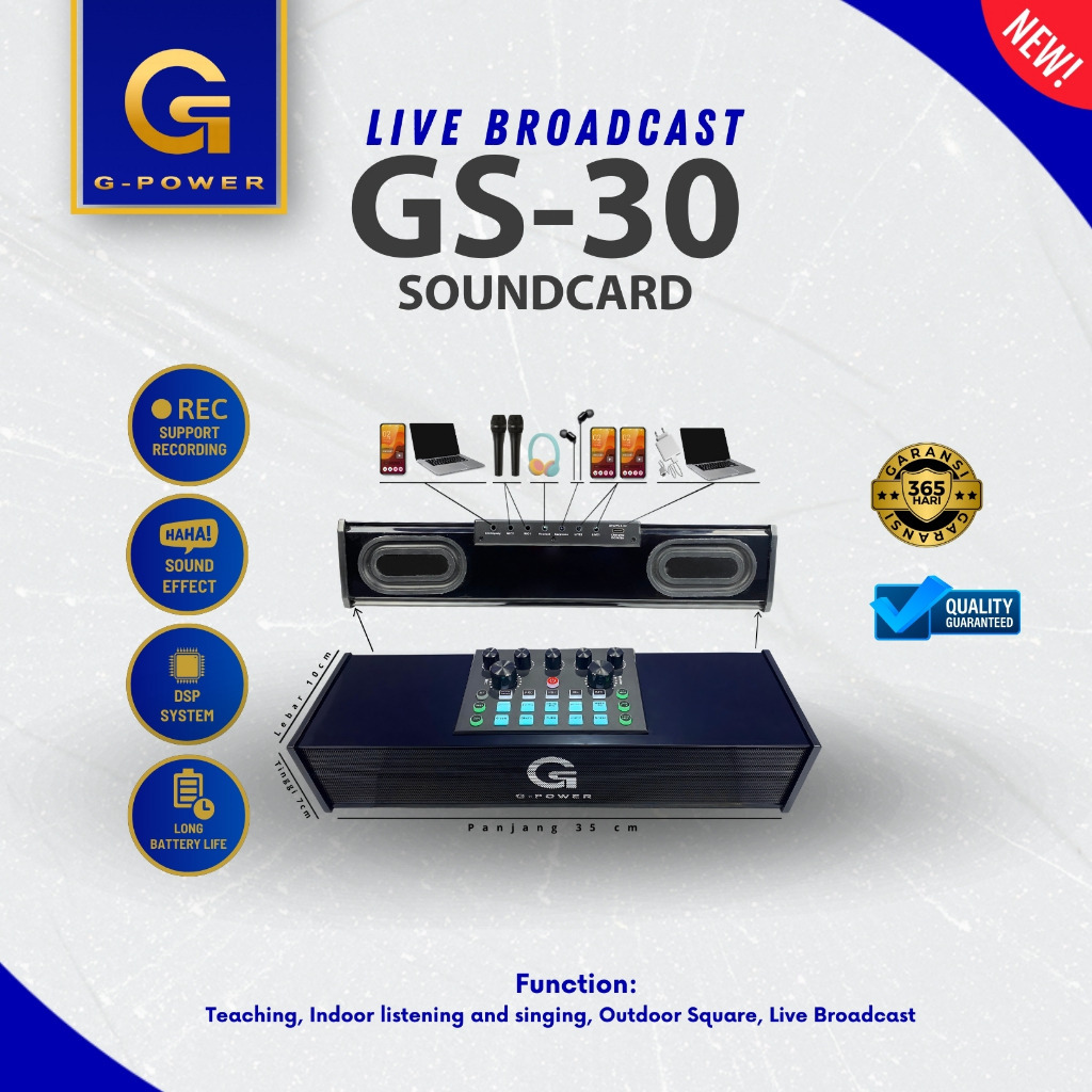 G-POWER SPEAKER GS-30 SOUNDCARD