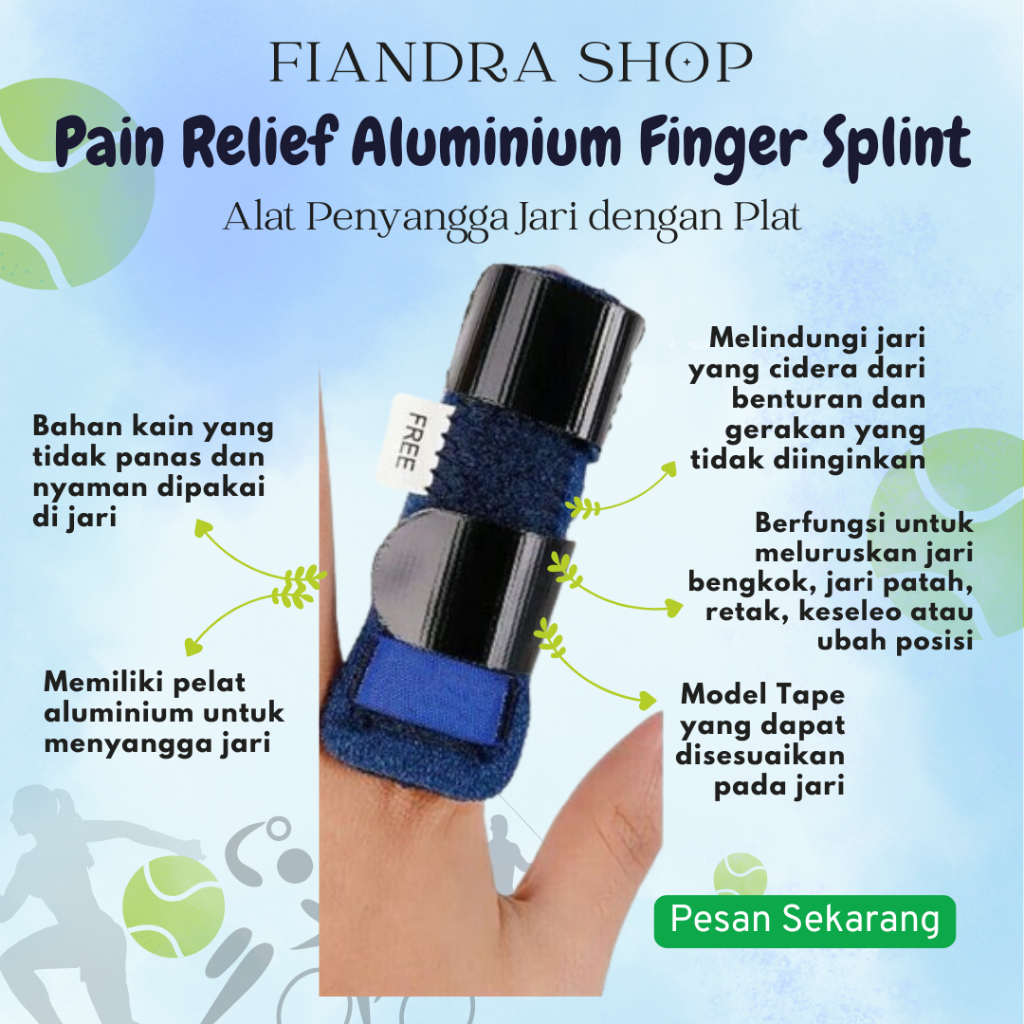 Alat Support Hallux Valgus Bunion Belat Jari Aluminium Pelindung Jari Cidera Best Seller Original