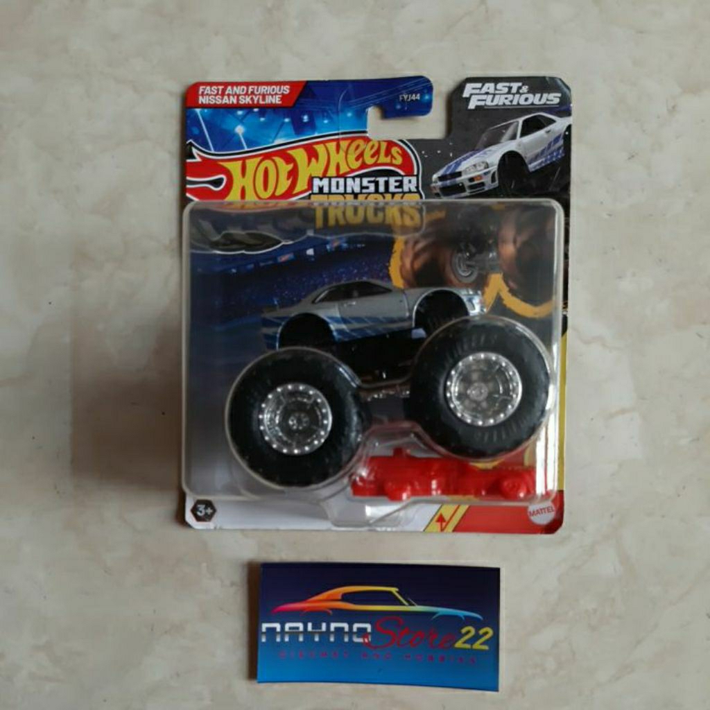 Hotwheels Monster Truck Nissan Skyline FAST FURIOUS