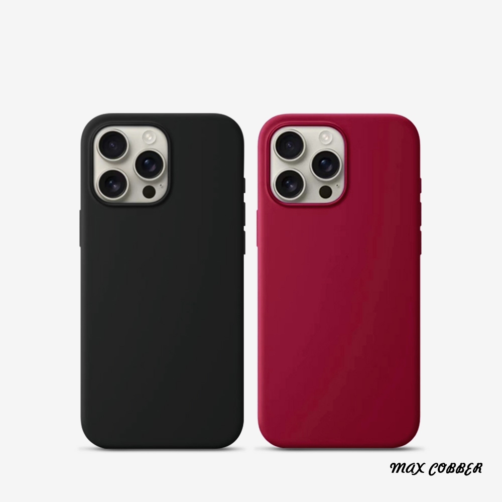 MAXCOBBER  Cover Pelindung Ponsel Anti Jatuh Ponsel Silikon Case Compatible for iPhone 13 14 15 16 1