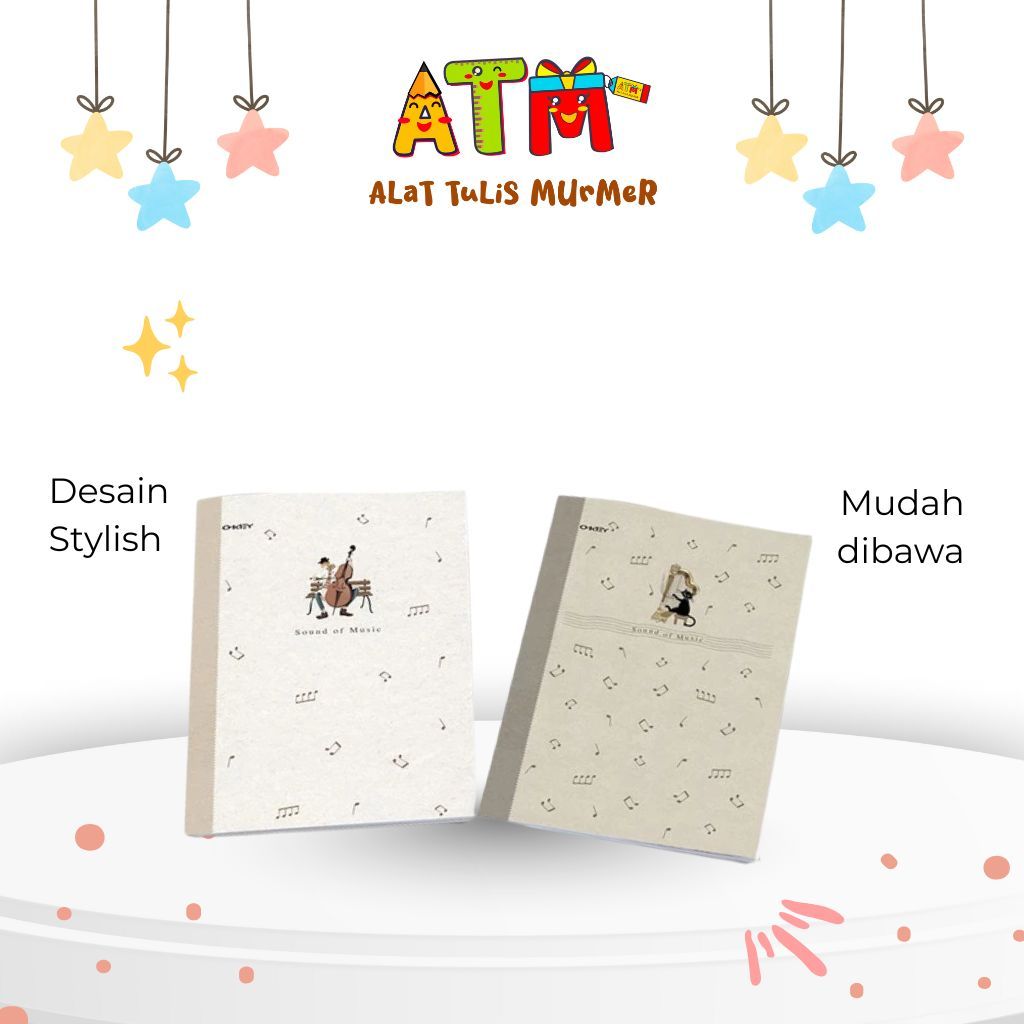 Buku Tulis/Buku/Kiky Buku Tulis BX 42 polos Travel