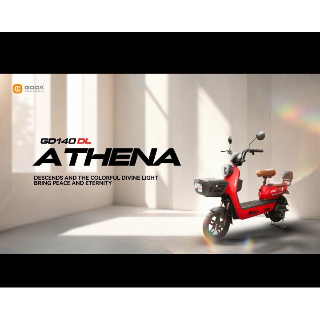 Sepeda listrik terbaru GODA ATHENA 140DL