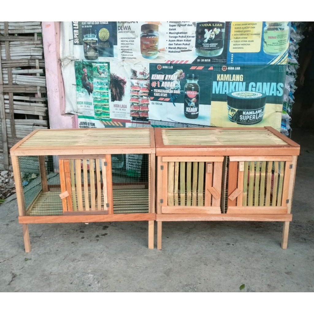 kandang ayam / box ayam 1 pintu 2 pintu